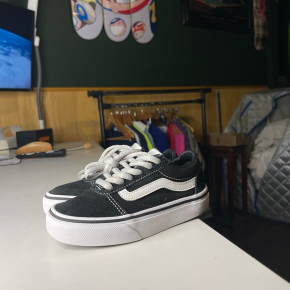 Vans Other - Vans Ward low-top sneakers in black suede and canvas toddler size 11